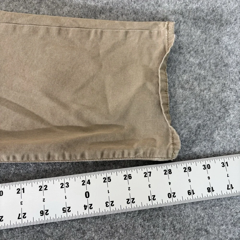 Lee Pants Extreme Motion Khaki Mens 40x30 (Fits 40x28) Straight Fit Stretch Tan - Picture 13 of 14